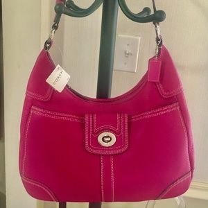 Coach leather handbag